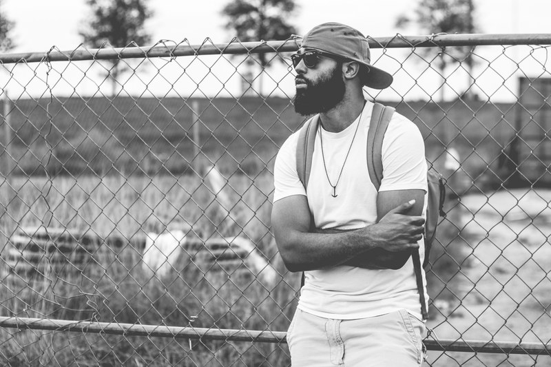 beard rugged field and fashion 4k