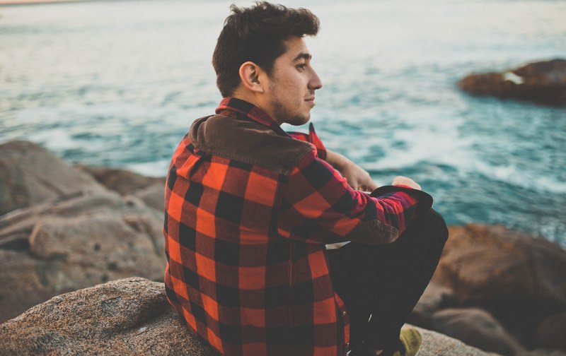 man guy male and plaid 4k