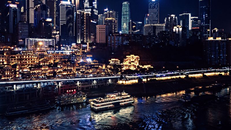 chongqing, china, skyscrapers, buildings, architecture, 4k