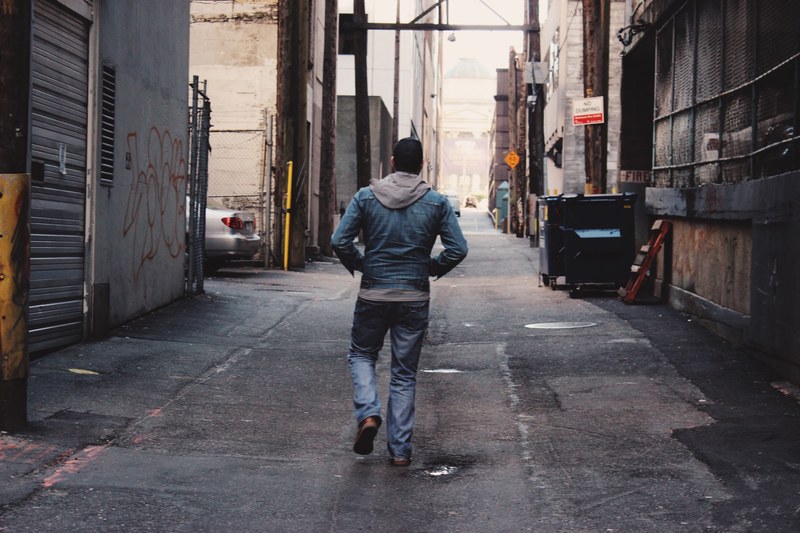 man street alleyway and alley 4k