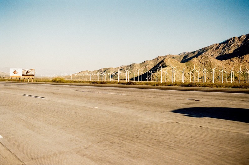 alternative and clean energy on a highway 4k