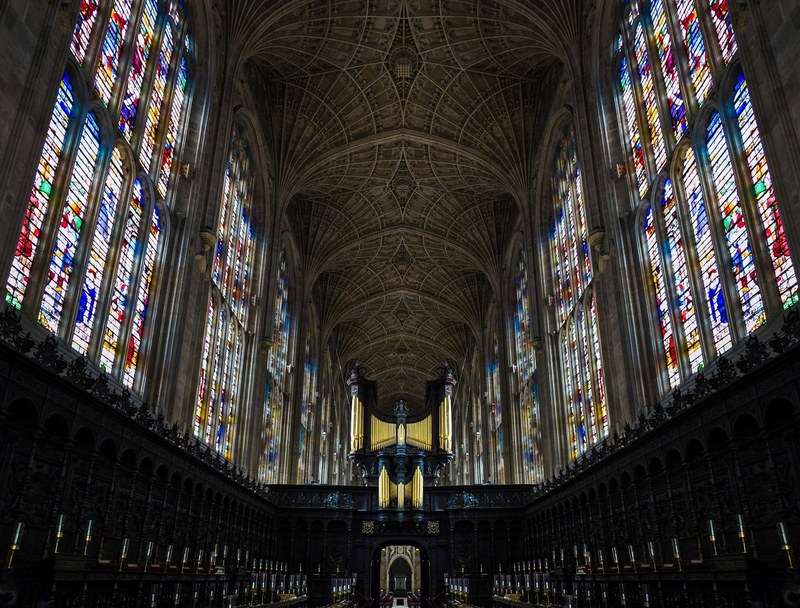kings college chapel cambridge 4k