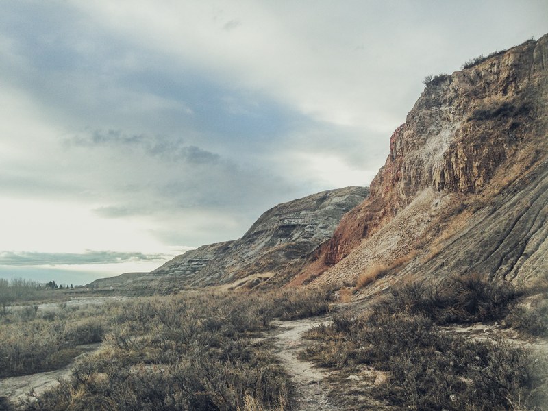 dry earth land and cliff 4k