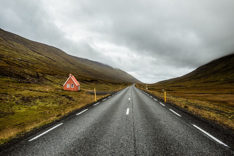 road cloud remote and highway 4k