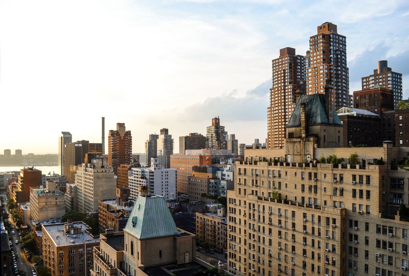 a cityscape of new york city, new york city buildings 4k