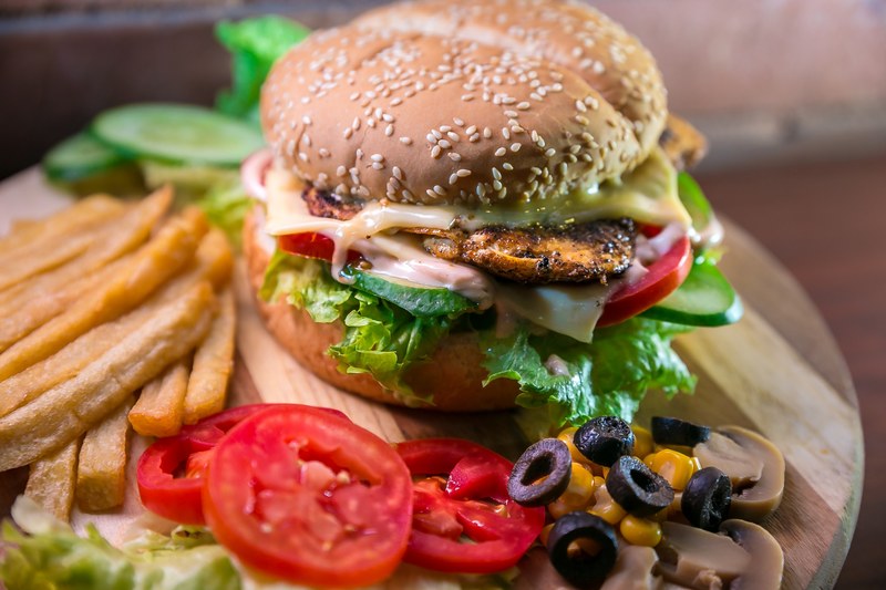 explosion burger 4k