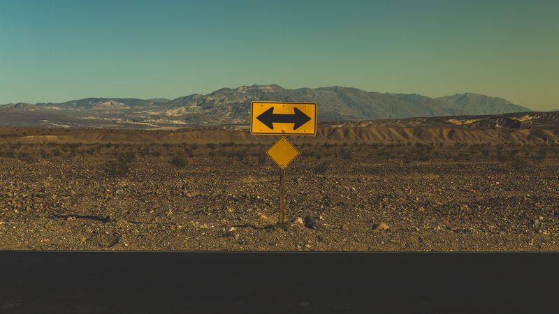arrow, pointer, direction, road, traffic, 4k