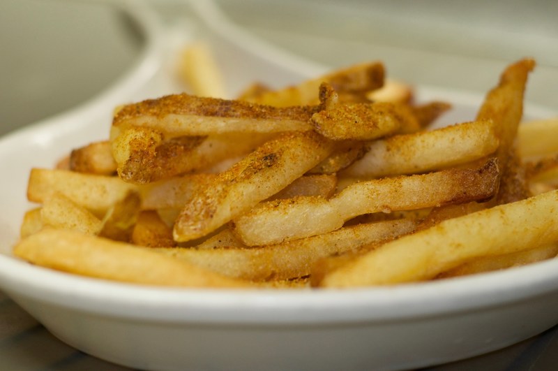 restaurant fast food potato and seasoning 4k