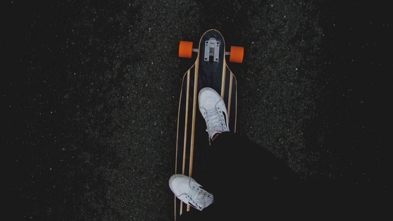 skateboard, legs, sport, 4k