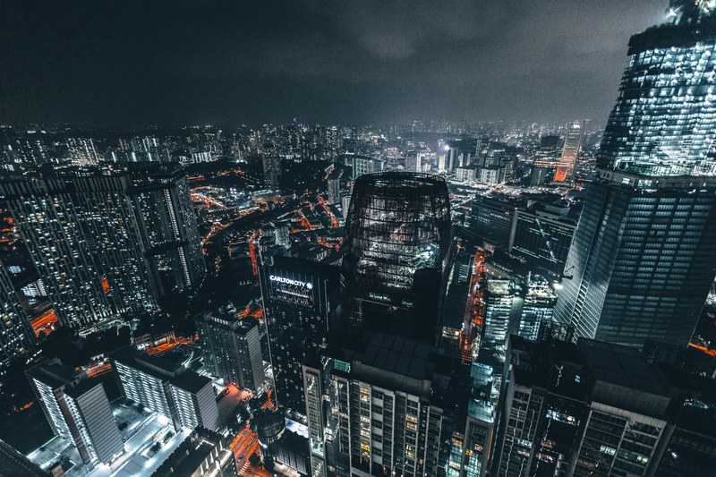 cityscape skyscraper architecture and skyline 4k