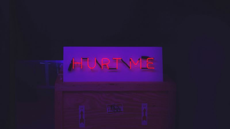 neon, inscription, text, highlighting, 4k