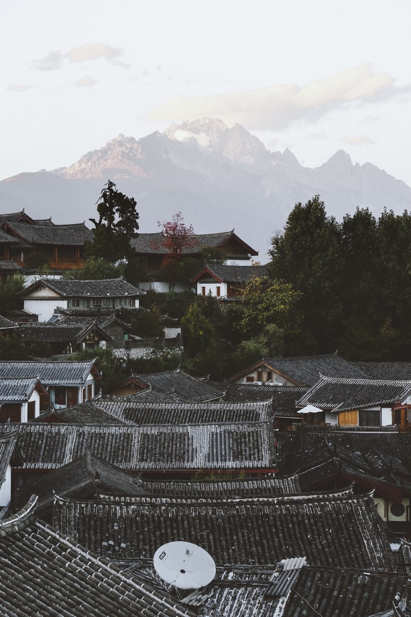 rooftops of lijiang 4k