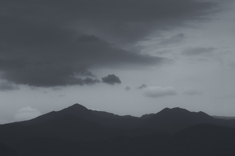 mountain cloud mist and fog 4k
