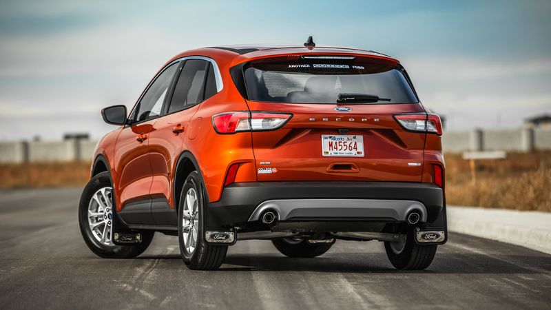 ford, crossover, side view, car, 4k