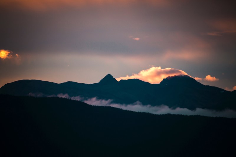 mountain cloud mist and fog 4k