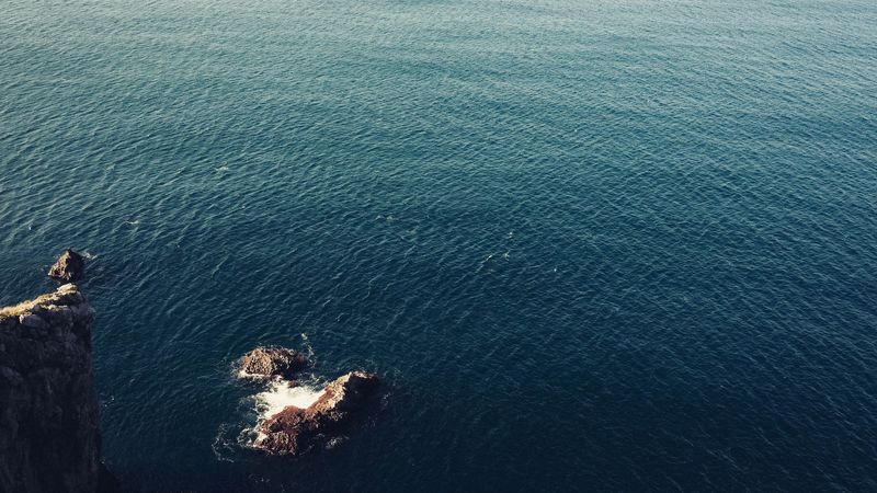 sea, surface, water, 4k