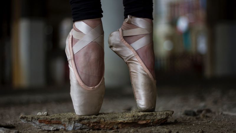 pointe, ballerina, legs, 4k