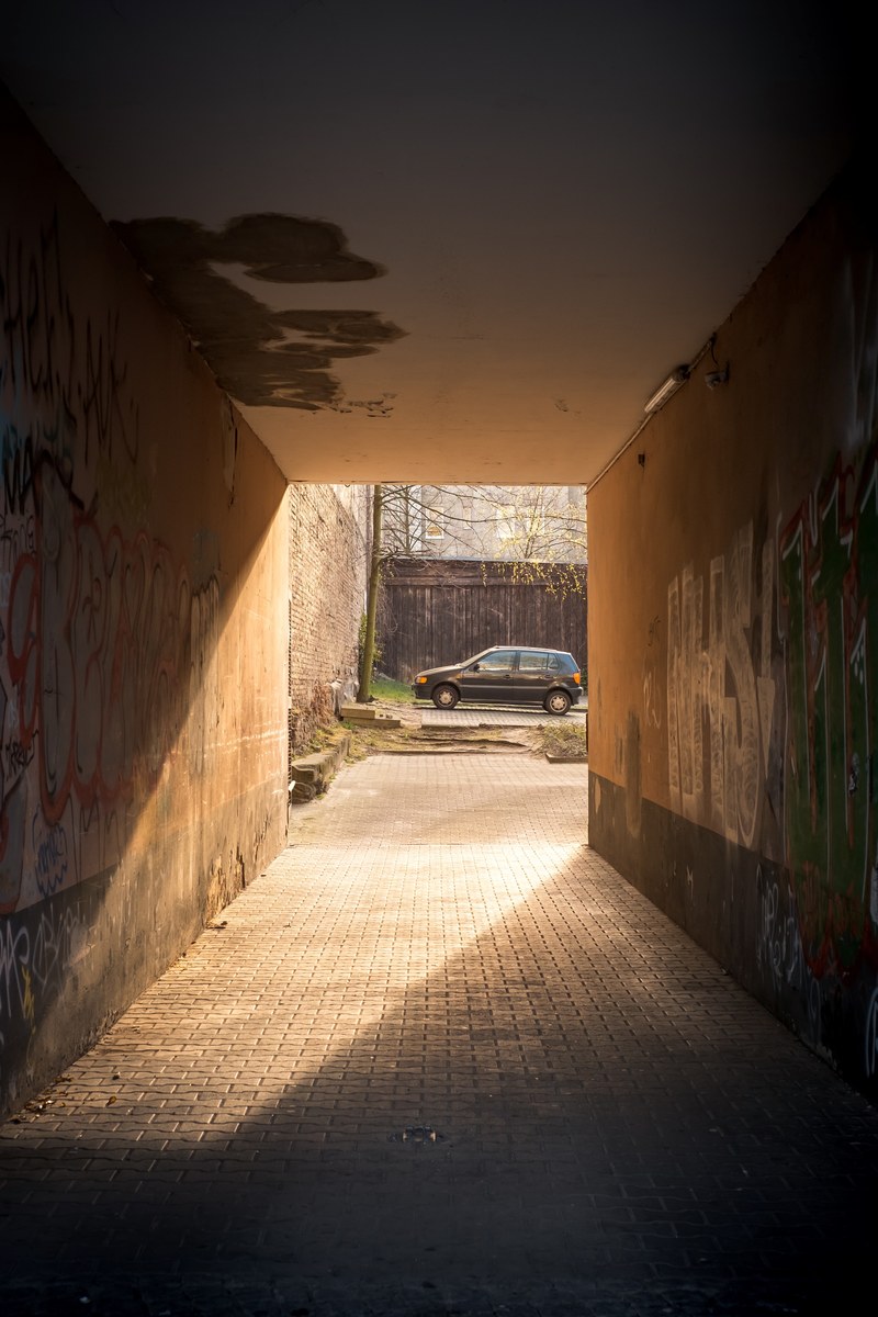 street shadow light ray and sunrise hd, 4k