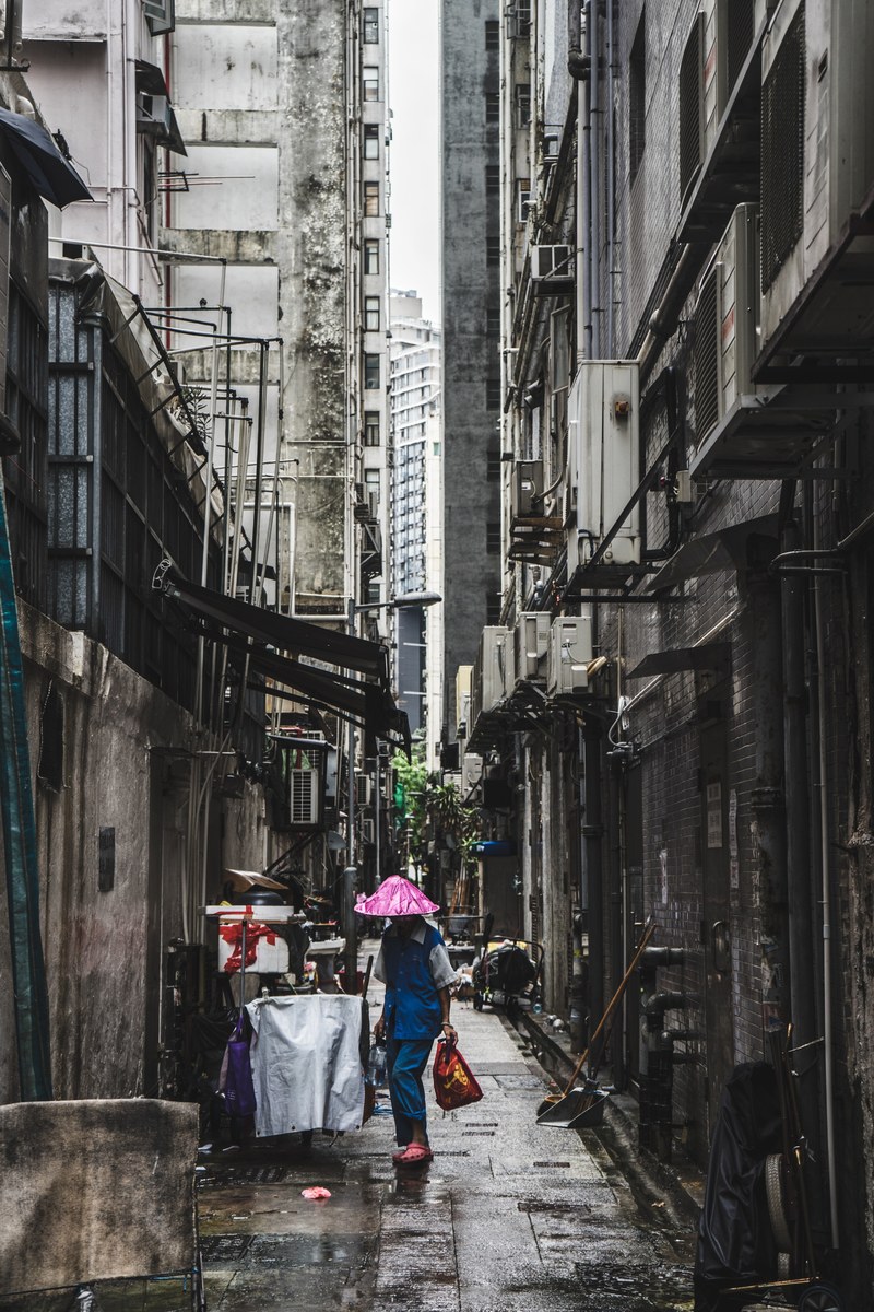 building urban city and alley hd, 4k
