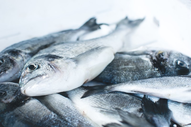 fresh fish for sale at pike place market, fish at the market 4k