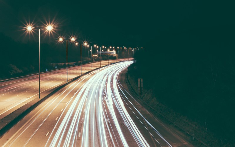 streetlight light night and long exposure 4k