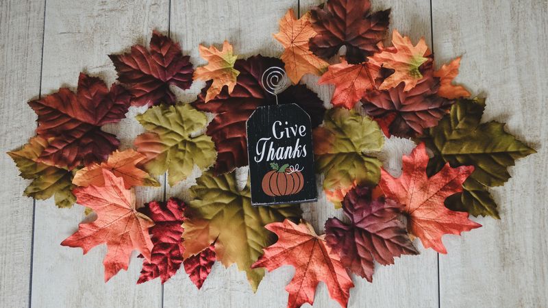 foliage, halloween, autumn, inscription, 4k