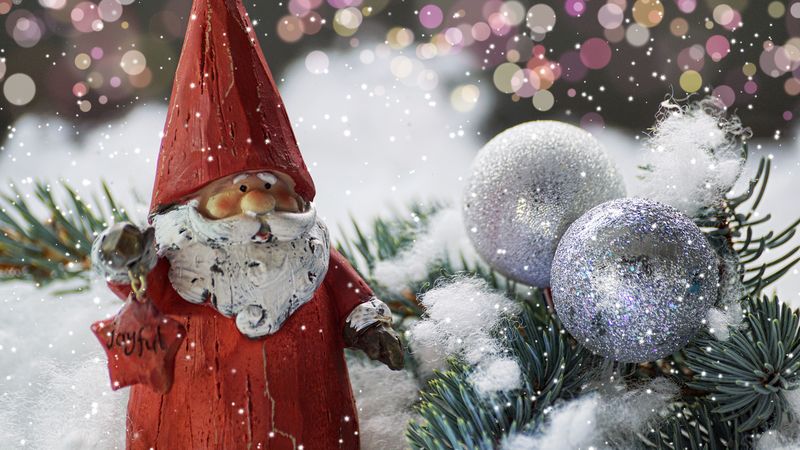 santa claus, new year, figurine, 4k