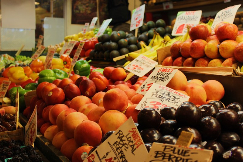 farmer farmers market apple and object 4k