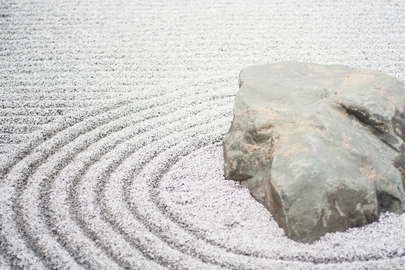 rock japanese garden japanese and zen garden 4k
