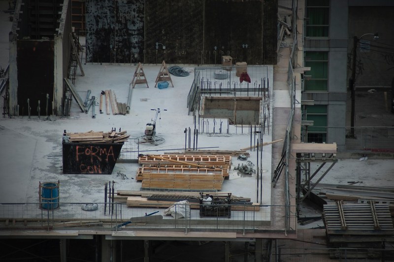 construction construction site concrete and building 4k
