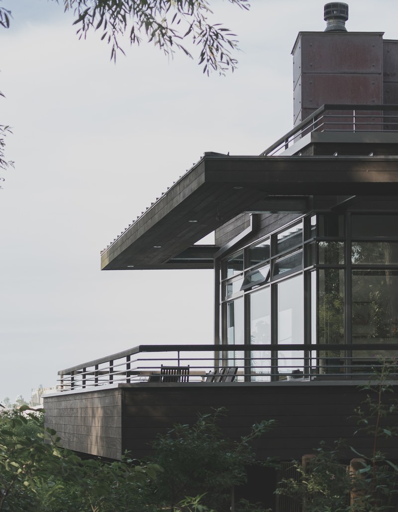 buiding architecture balcony and cloud hd, 4k
