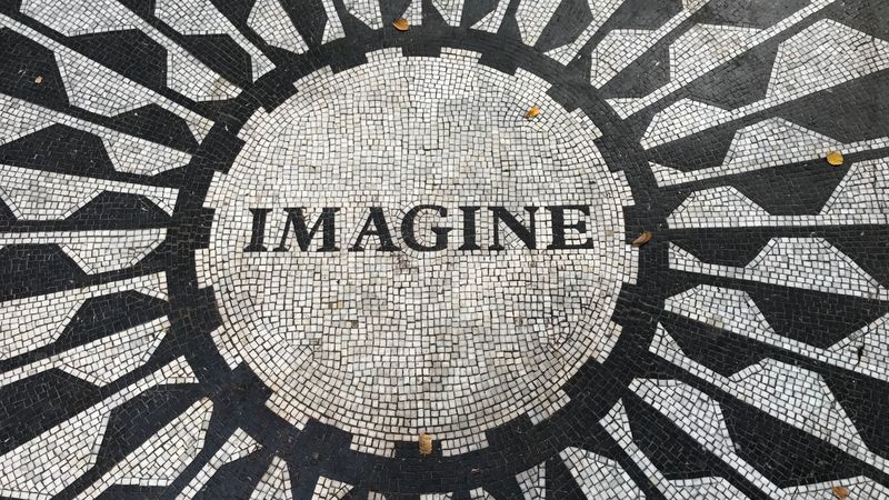 tile, inscription, mosaic, 4k