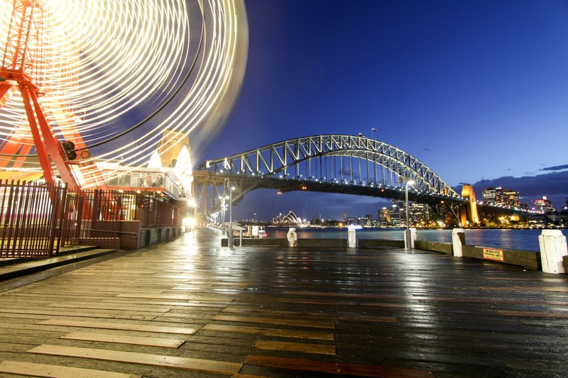 paradise wharf exposure and reflection 4k