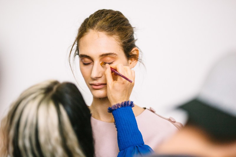 beauty make up backstage and fashion 4k