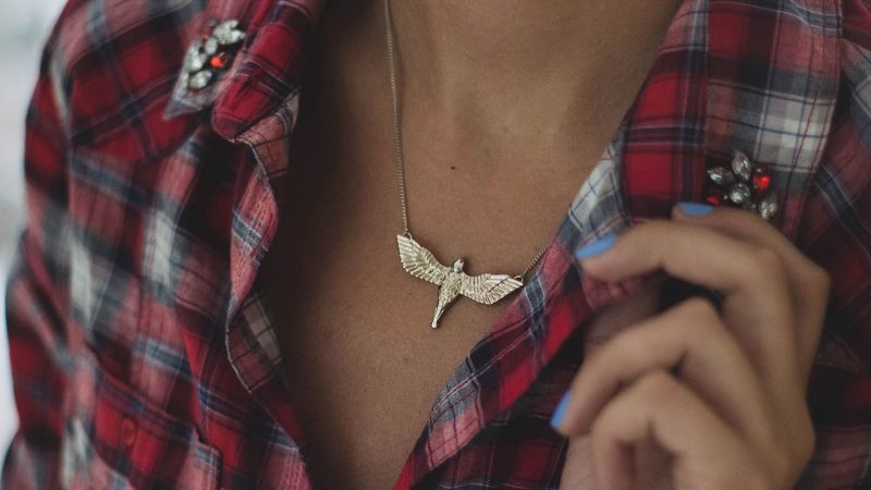 povestska, bird, girl, hands, 4k