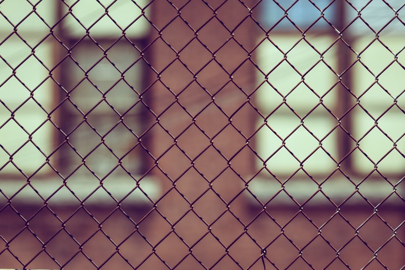 chainlink fence fence blur and barrier 4k
