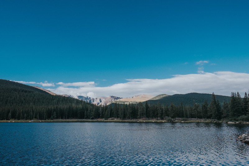 sky colorado echo lake and denver 4k