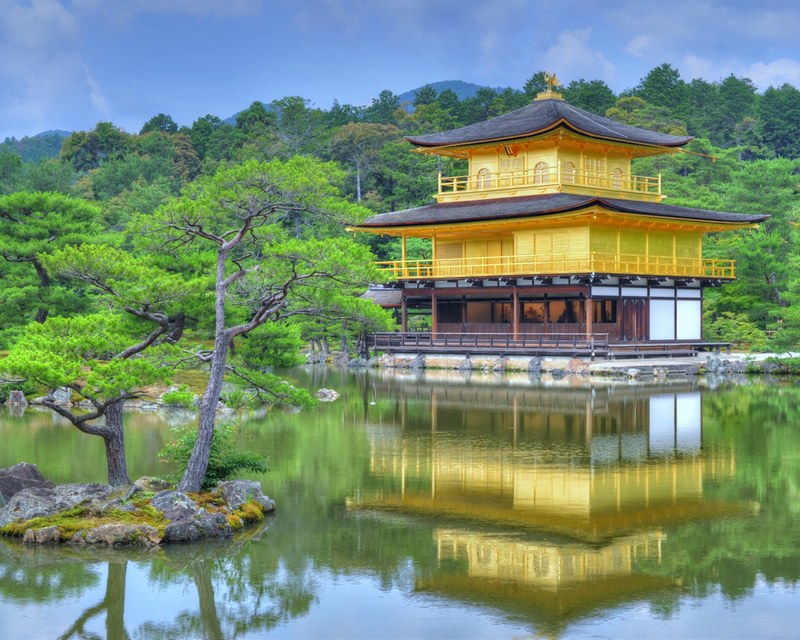 peace nature rich and gold 4k