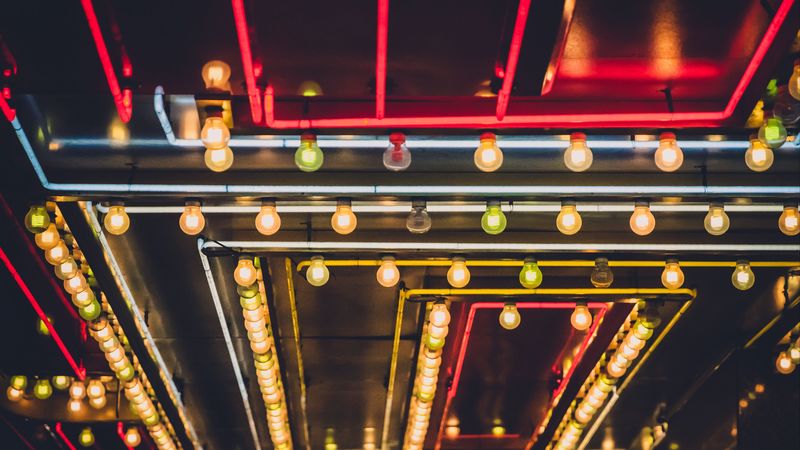 lamps, lighting, ceiling, 4k