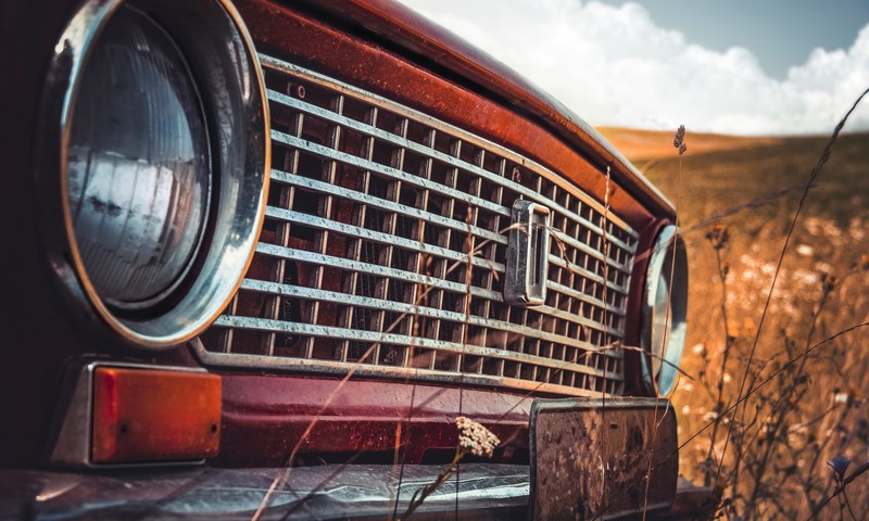 retro car 4k