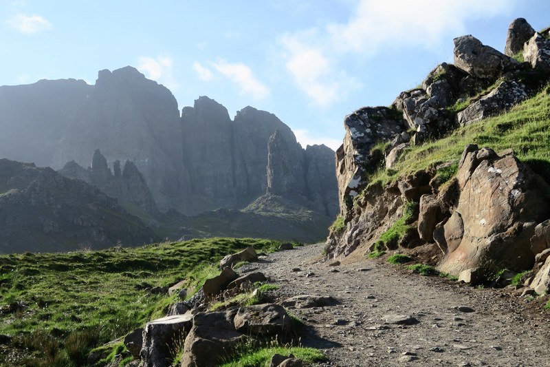 isle of skye old man of storr scotland and sunset 4k