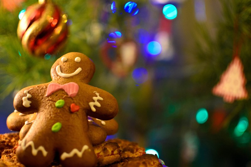 christma gingerbread man gingerbread and new year 4k