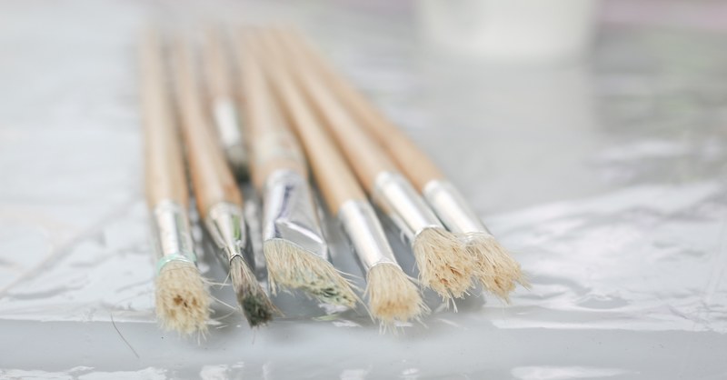 art brush and paint 4k