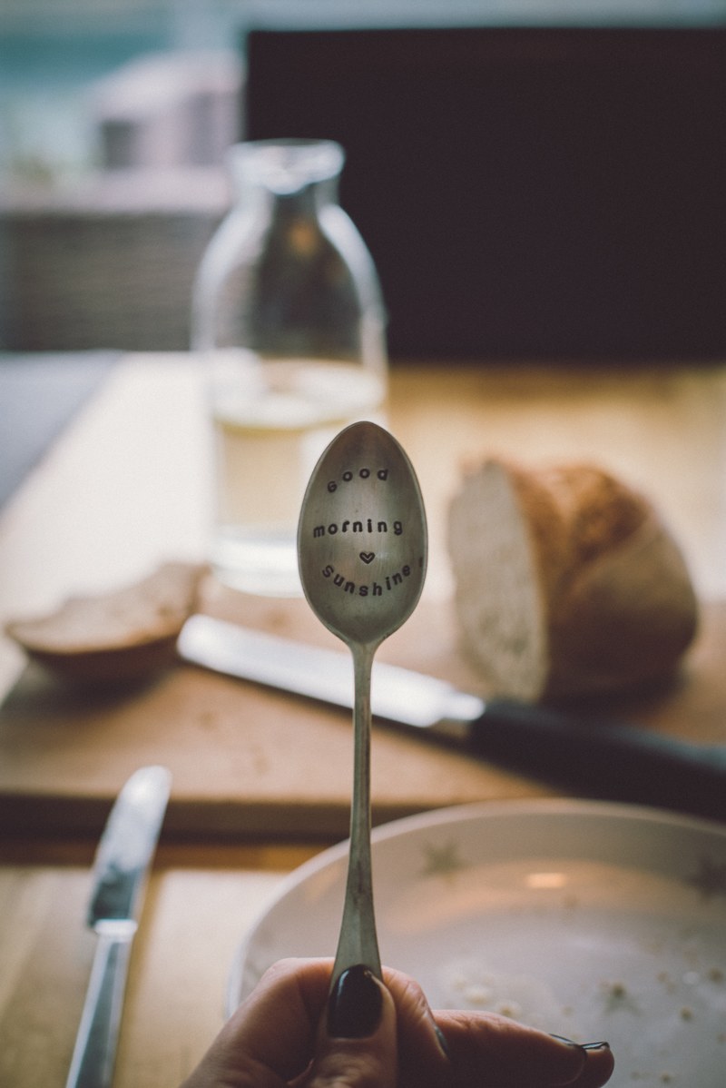 good morning table bread and sweet hd, 4k