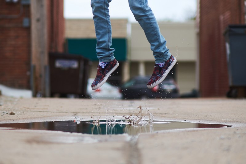 shoe jump jumping and person 4k