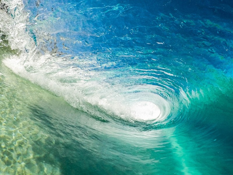 water wave bubble and ripple 4k