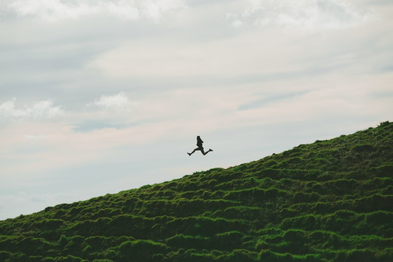 cloud hill jumping and jump 4k