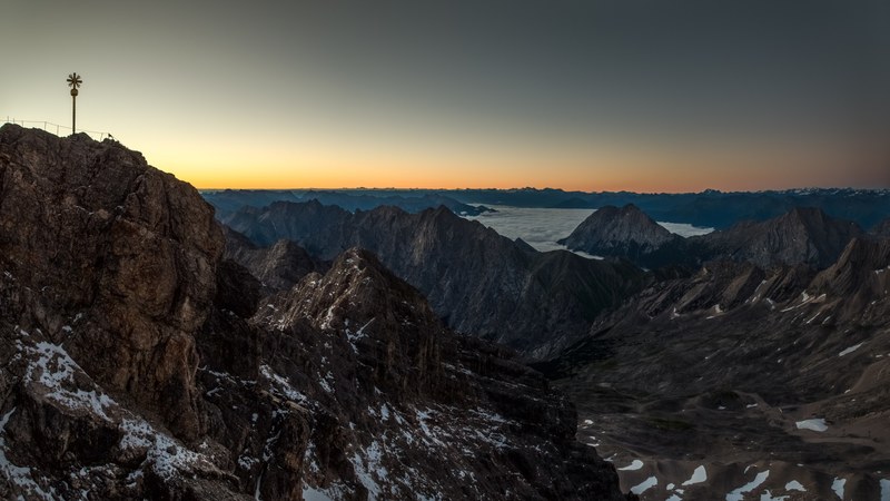 alp mountain range summer and snow 4k