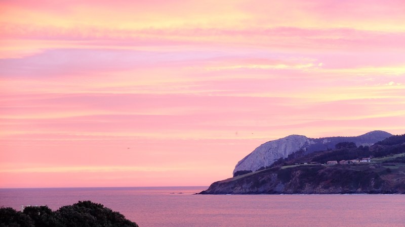 dawn seaside and sea 4k