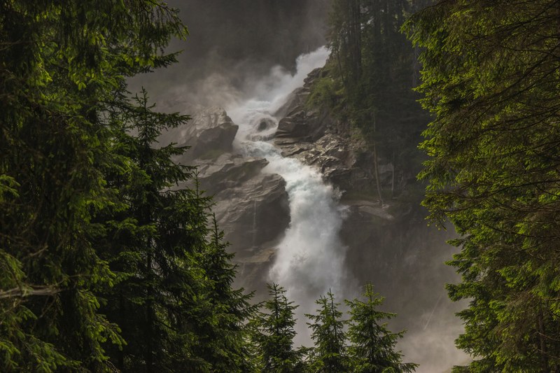 mountain austrium forest and nature 4k